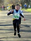 Luke Allen  wins the under-11s Heaton Memorial Road Race.